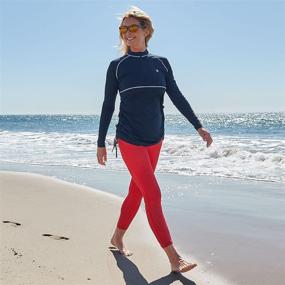 img 1 attached to 🏊 Coolibar UPF 50+ Women's Santa Cruz Swim Leggings: Optimal Sun Protection