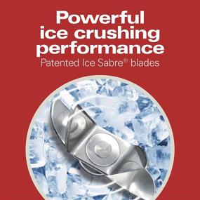 img 2 attached to Powerful Hamilton Beach Wave Crusher Blender: Blend, Crush, Shake, and Puree with 14 Functions, 40 Oz Glass Jar, and Stainless Steel Design (54221)
