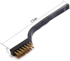 img 2 attached to Scratch Stainless Masonry Bristle Cleaning Abrasive & Finishing Products for Abrasive Brushes