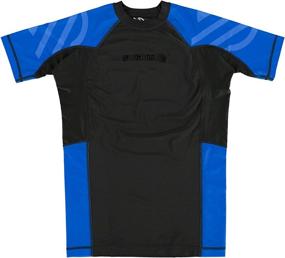 img 1 attached to Sanabul Essentials Short Sleeve Compression Training Rash Guard: Perfect for MMA, BJJ, and Wrestling