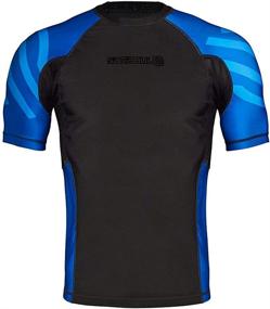 img 3 attached to Sanabul Essentials Short Sleeve Compression Training Rash Guard: Perfect for MMA, BJJ, and Wrestling