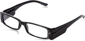 img 4 attached to 🔦 Enhance Your Reading Experience with Lighted Reading Glasses - 2.00 Unisex Frames