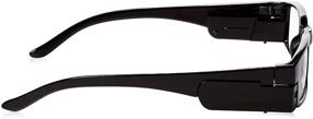 img 2 attached to 🔦 Enhance Your Reading Experience with Lighted Reading Glasses - 2.00 Unisex Frames