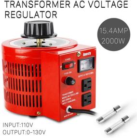 img 3 attached to 🔌 Anesty Auto Transformer AC Variable Voltage Converter 2KVA 0-130V (M) - Efficient and Reliable Transformer Regulator