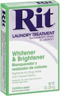 🎨 revitalize your fabrics with rit dye powder fabric whitener - 1-ounce logo