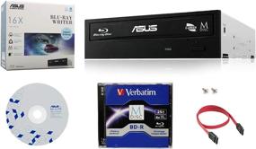 img 3 attached to High-Performance Asus 16X BW-16D1HT Blu-ray Burner Drive Bundle - BDXL, M-Disc Support, Accessories Included