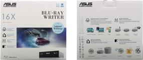 img 1 attached to High-Performance Asus 16X BW-16D1HT Blu-ray Burner Drive Bundle - BDXL, M-Disc Support, Accessories Included