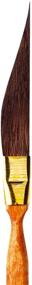 img 1 attached to 🖌️ da Vinci Graphic Design Series 701 Straight Sword-Shaped Kazan Squirrel Hair Pinstriping Brush, Size 2 (701-02) with Cedar Imitation Handle