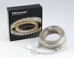 img 1 attached to CBConcept UL Listed LED Strip Rope Light - 16.4ft, 1800 Lumens, Dimmable, Warm White 3000K - Indoor Outdoor Use, Accessories Included