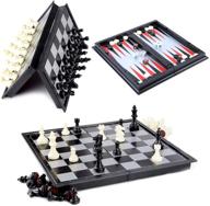 ⚫ hoshin checkers backgammon magnetic game - portable and seo-friendly логотип