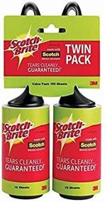img 3 attached to 🧹 Эффективный липкая лента Scotch-Brite Twin Pack, 75 штук (упаковка из 2 штук) для выдающегося удаления катышек