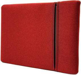 img 4 attached to 📱 SideTrak Portable Monitor Protective Sleeve - Durable Neoprene Case for 12.5" USB Monitors - Slim, Lightweight & Travel-Friendly (Red)