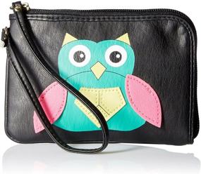 img 4 attached to T Shirt Jeans Owl Wristlet Black