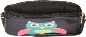 img 1 attached to T Shirt Jeans Owl Wristlet Black