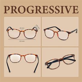 img 3 attached to 👓 Enhanced Multifocal Progressive Reading Glasses for Men & Women with Anti Reflective Coating