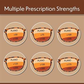 img 1 attached to 👓 Enhanced Multifocal Progressive Reading Glasses for Men & Women with Anti Reflective Coating