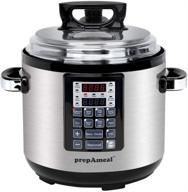 🍲 prepameal 6qt 8 in 1 pressure cooker: the ultimate multi-functional instant cooker for fast, delicious meals логотип