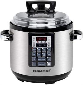 img 4 attached to 🍲 prepAmeal 6QT 8 IN 1 Pressure Cooker: The Ultimate Multi-Functional Instant Cooker for Fast, Delicious Meals