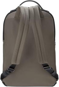 img 3 attached to 🎒 Targus Newport Backpack - Sleek Travel Laptop Bag, Water-Repellent Nylon, Premium Metallic Hardware, Wireless Charging Pocket, Protective Sleeve for 15-Inch Laptop (Olive)