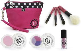 img 4 attached to 💄 Stylish Mini-Play Makeup Clutch Pink Purse & Kids' Pretend Makeup Kit: Enhance Their Imagination!