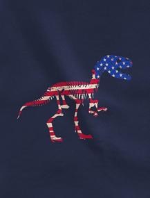 img 3 attached to Tstars Dinosaur American Toddler T Shirt Boys' Clothing in Tops, Tees & Shirts