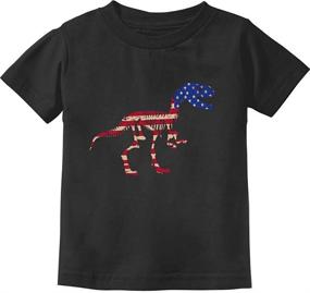 img 4 attached to Tstars Dinosaur American Toddler T Shirt Boys' Clothing in Tops, Tees & Shirts