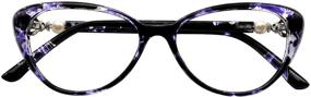 img 4 attached to OCCI CHIARI Anti Blue Light Reading Glasses UV400 for Women - Large Frame (1.0 1.5 2.0 2.5 3.0 3.5 4.0): Shop Now!