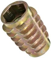 🔩 e-z lok 851618-20 threaded insert, zinc, hex-flush, 5/16&#34;-18 internal threads, 0.789&#34; length - pack of 50 units logo