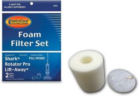 img 4 attached to 🔍 EnviroCare Premium Replacement Vacuum Cleaner Foam Filter Kit for Shark Rotator Pro NV500 Series (2 Filters) - Superior Filtration for Ultimate Cleaning Performance