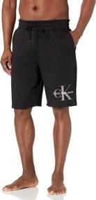 img 2 attached to 🩳 Calvin Klein Logo Fleece Shorts