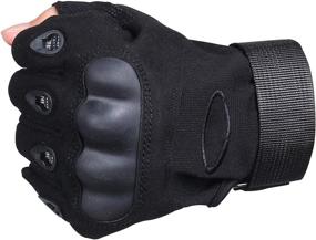 img 2 attached to 🧤 ThreeH GL07: Tactical Half Finger Gloves with Hard Knuckle Protection - Durable and Functional