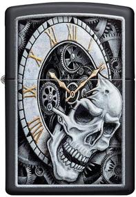 img 3 attached to 🔥 Stylish and Durable Zippo Skull Lighters: Set the Mood with a Spooky Twist