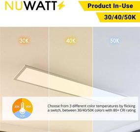 img 2 attached to NuWatt LED 2X4 Surface Mount Ceiling Panel (1 Inch Thick) With Built In Internal Driver