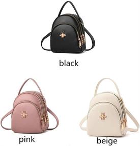 img 3 attached to Fashion Backpack Purse Women Shoulder Women's Handbags & Wallets in Fashion Backpacks
