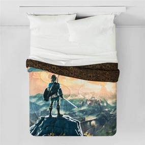 img 4 attached to 🛏️ The Legend of Zelda Children's Full/Queen Size Bed Bedding Comforter