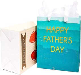 img 2 attached to 🎁 Премиум подарочные сумки к Дню Отца: 6 потрясающих дизайнов с ручками + бумага для упаковки (32 штуки)