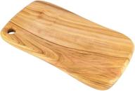 🪓 large boumbi reversible cutting board made from fragrant camphor laurel wood (15.74 x 10.23 x 1.1 inches) logo