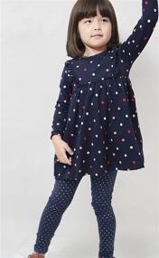 img 2 attached to Charlene & Max Toddler Girls' 👗 Long Sleeve Dress - Sizes 1-5 Years