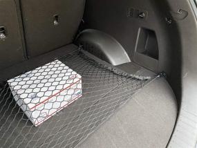 img 1 attached to 🔥 Premium Floor Style Trunk Cargo Net for Hyundai Santa Fe 2013-2019 - New and Convenient