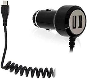 img 1 attached to 🔌 Case Logic CLPL-MC4.1: Dual USB Charger with Micro Plug - 4.1 Amps - Black, Retail Packaging