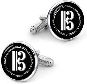 img 4 attached to Custom Handmade Kooer Musical Cufflinks for Men's Accessories - Personalized