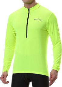 img 4 attached to Spotti Sleeve Cycling Jersey Breathable Sports & Fitness in Cycling