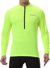 img 3 attached to Spotti Sleeve Cycling Jersey Breathable Sports & Fitness in Cycling