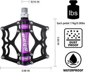 img 3 attached to 🚲 Evetin CA120: Lightweight MTB Pedals for High-Strength & Non-Slip Cycling Performance