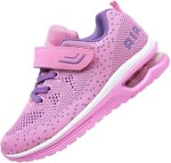 👟 breathable kids athletic tennis running shoes with air sport gym sneakers for boys & girls by jarlif logo