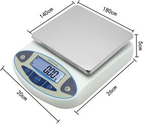 img 3 attached to 🔬 CGOLDENWALL Precision Lab Scale Digital Analytical Balance 0.01g Accuracy 110V (5000g, 0.01g) - Ideal for Laboratories, Jewelry, and Scientific Purposes