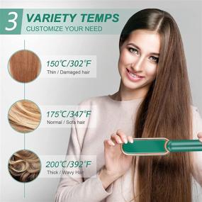 img 2 attached to Straightener Ceramic Straightening Anti Scald Professional