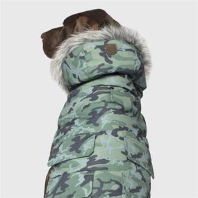 img 3 attached to Canada Pooch Winter Dog Vest: Water-Resistant Insulated Down Jacket for Warmth | Comfortable Winter Dog Coat with Fleece Lining | Easy On Velcro Closure | Ideal for Small, Medium, and Large Dogs