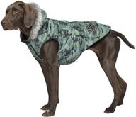 canada pooch winter dog vest: water-resistant insulated down jacket for warmth | comfortable winter dog coat with fleece lining | easy on velcro closure | ideal for small, medium, and large dogs логотип