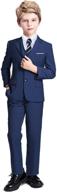 👔 formal dresswear outfit for boys - slim fit suit logo